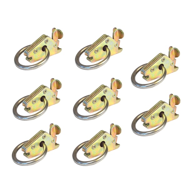 Tie 4 Safe E Track Fitting w/ O Ring, WLL- 2,000 lbs, PK8 A10218R-8 - main